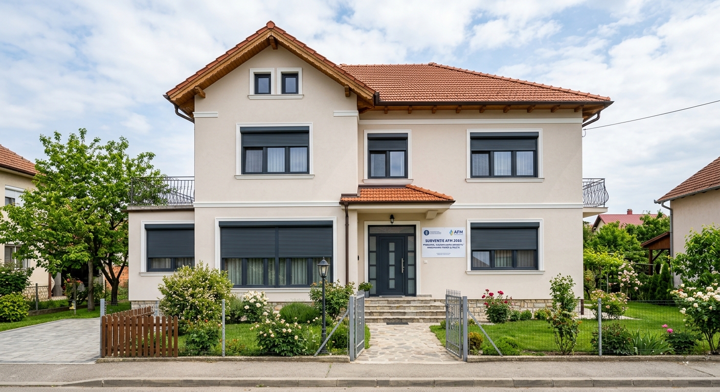 Tâmplărie performantă și rolete exterioare montate la o casă din Oradea